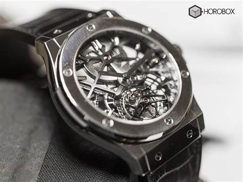 hublot classic fusion tourbillon skeleton titanium|Hublot classic fusion review.